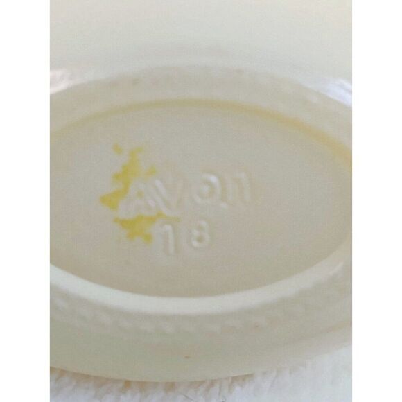 Avon Araine Ultra Cologne Blue Flowers Empty Perfume Bottle Vintage Rare - Picture 3 of 12